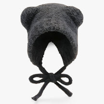 Beanie : Muts Grijs - Warme Leren-Wollen - Trendy & Comfortabel in Grijs 56-58cm van Pantino