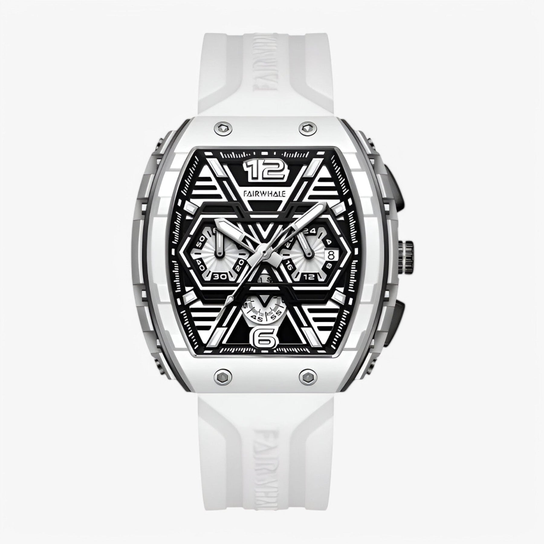 watches : Horloge Wit - Luxe Sporthorloge in wit van Pantino