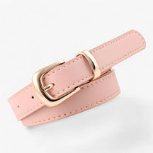 Belt : Riem Roze Haakjes - Elegant PU Leren van 2,4 Cm - Perfect voor Elke Outfit in roze haakjes pu 2.4X105cm van Pantino