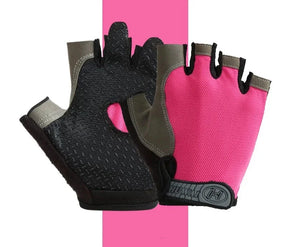 outdoor equipment : Sporthandschoenen Antislip voor Heren & Dames - Ademend, Comfortabel & Duurzaam - Ideaal voor Fitness & Fietsen in Roze van Pantino