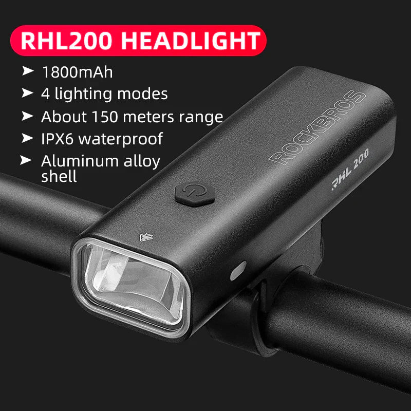 outdoor equipment : Koplamp voor Fietsen - RHL600 Blauwe Type-C in van Pantino