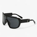 Heren oversize monoblock wrap-around zonnebril