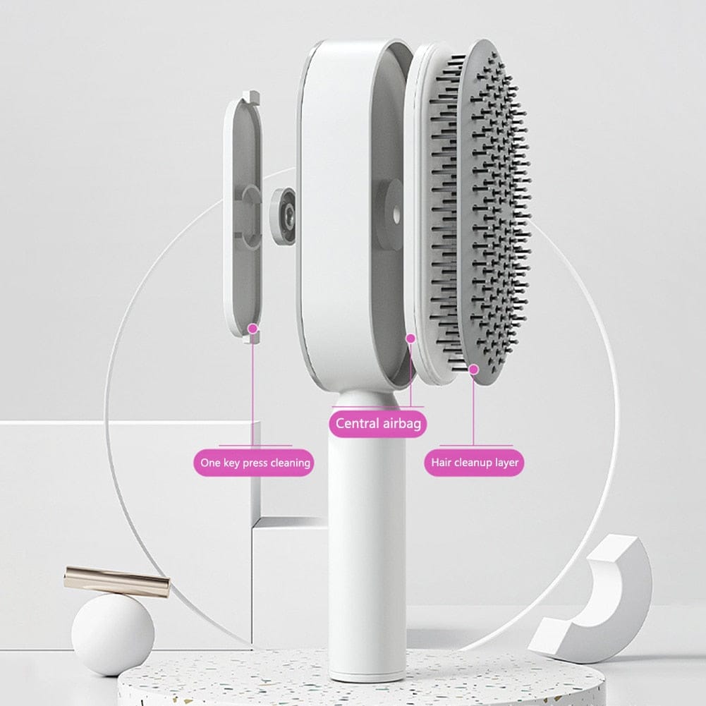 Hairbrush : SmartBrush - Wit - Accessoire in van Pantino