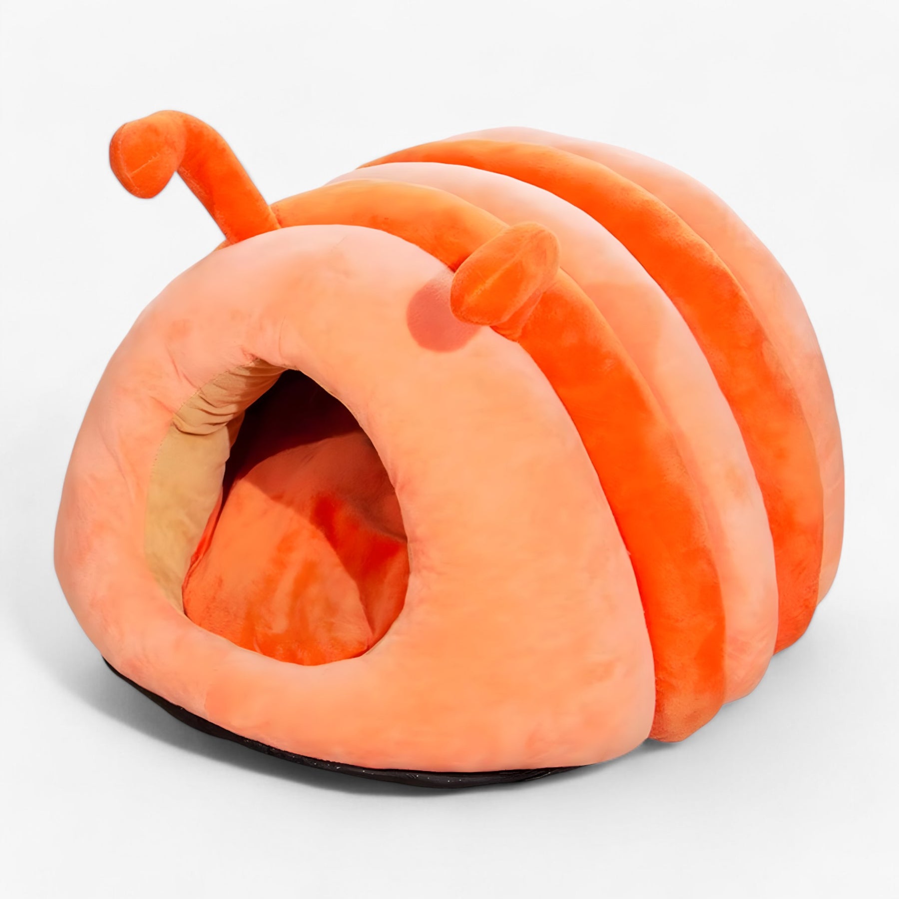 pets : SnuggleCave - Winter Huisdierennest - Warm en Knus in Oranje 50x40x30cm van Pantino