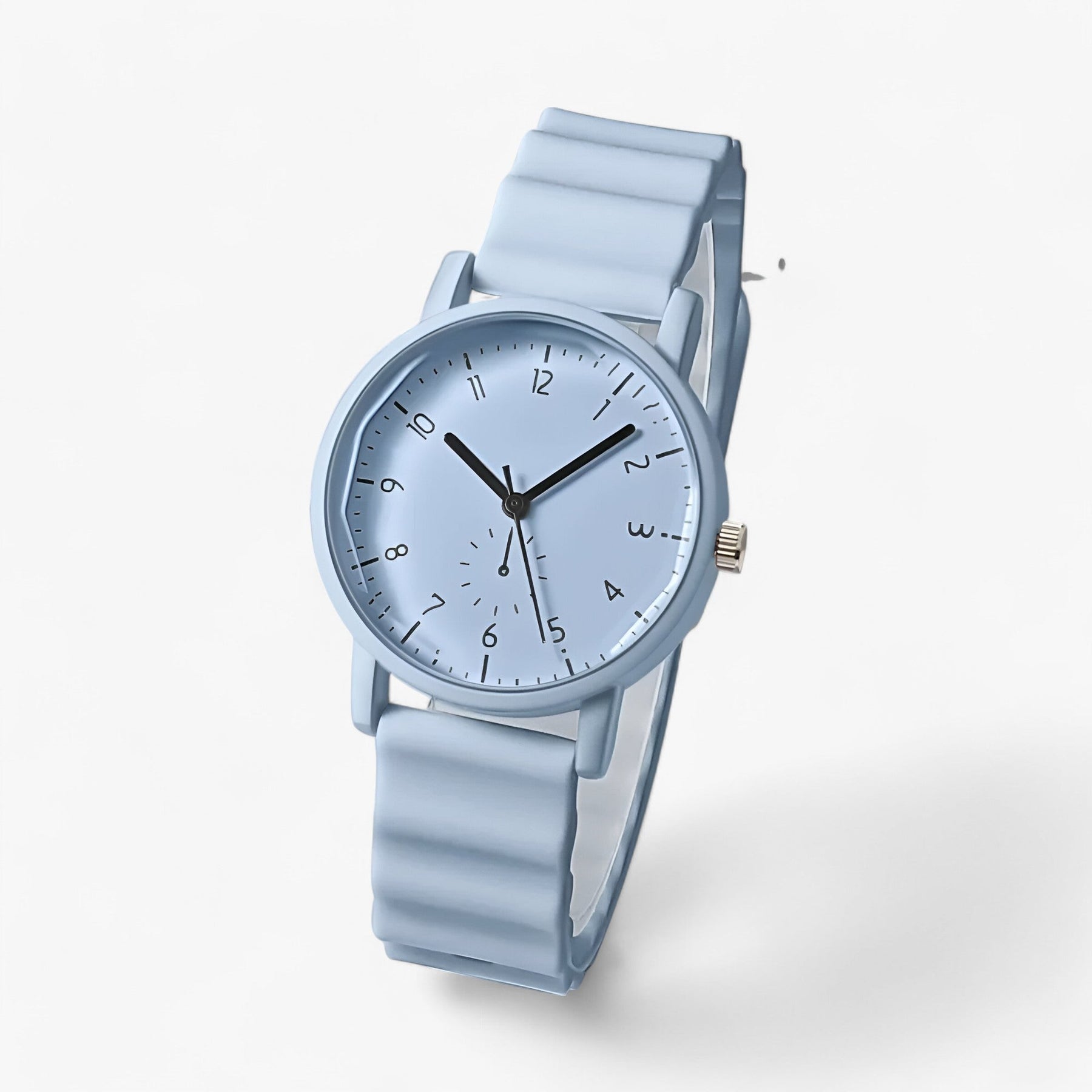 watches : Gelé Horloge Dames - Elegante Siliconenarmband Perfect voor Golf - Beige in van Pantino
