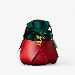 bags : Kerstmis Appelzak - Draagbare Cadeaudoos voor Feestelijke Verpakking - Rood in Rood 2 van Pantino