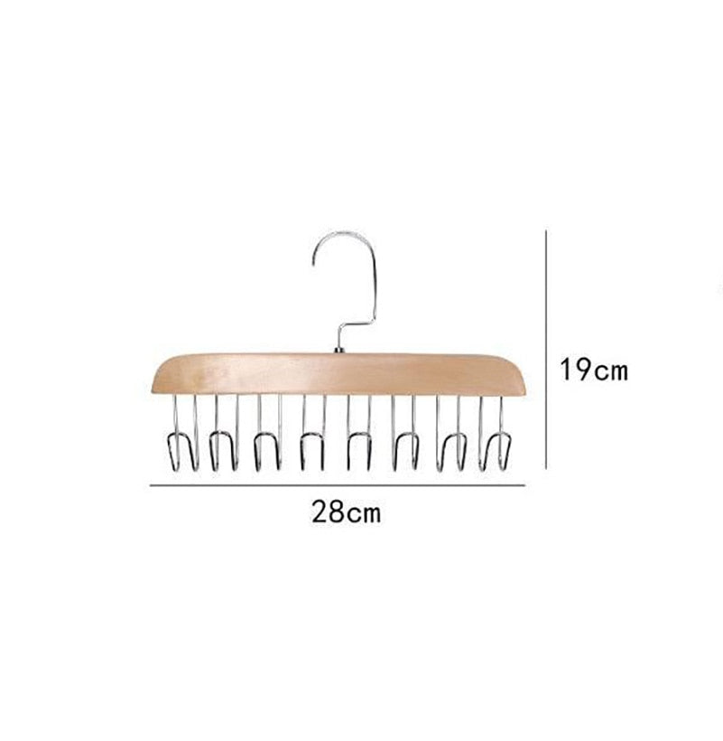 home & garden : Antislip Kapstok Lichtbruin 4 Stuks - Meerdere Haken Kledingrek - Hout in van Pantino