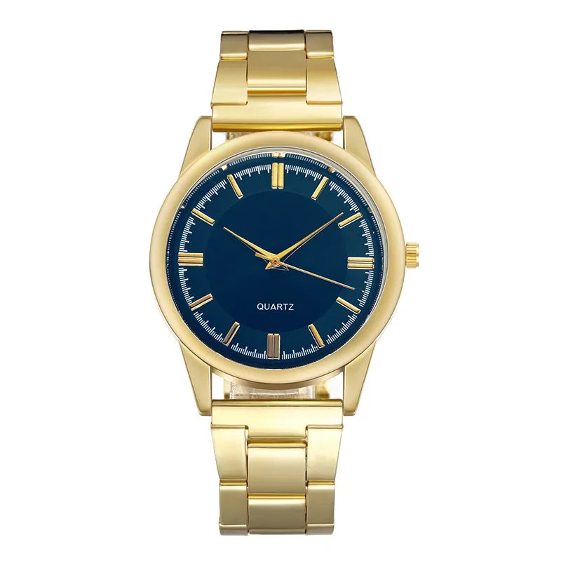 watches : Klassiek Quartz - Stijlvol RVS Ontwerp - Zilver Wit in Goud Blauw van Pantino
