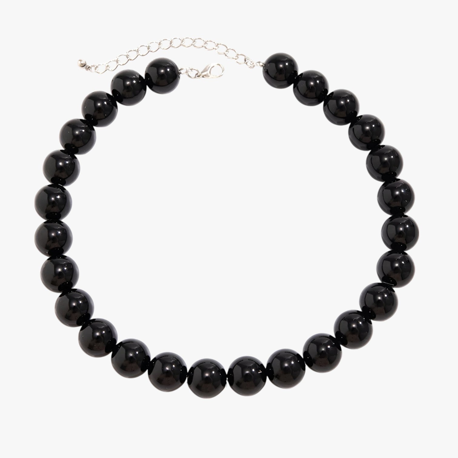 Necklace : Ketting Ab06 Rood - Opvallende Kleur: met Geometrische Kralen in Lichte Kleuren in van Pantino