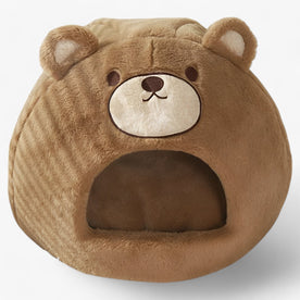 pet supplies : Hoepel Kattenbed - Warm, Knus en Beschut Nest in beer van Pantinoshop