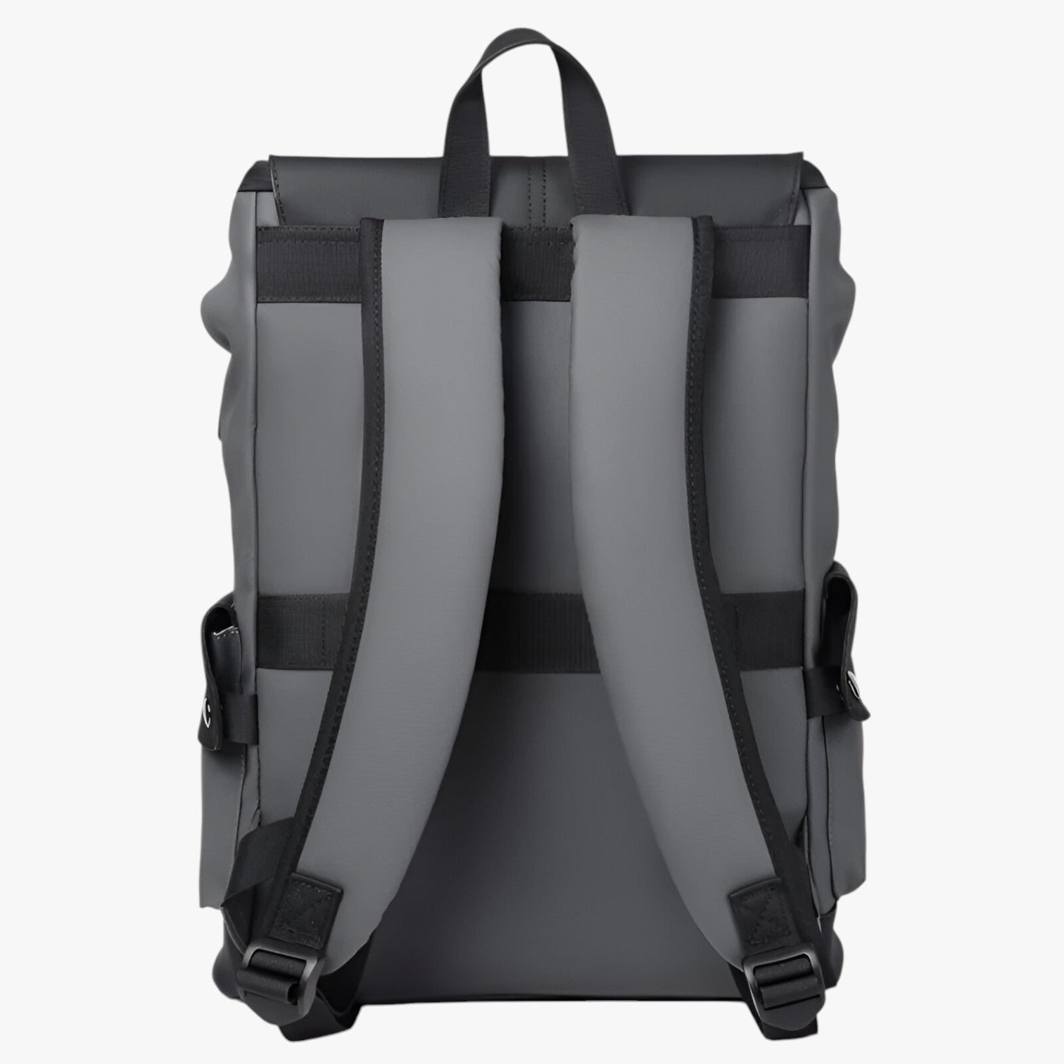 bags : Rugzak Donkergrijs - Stijlvolle Waterdichte Laptop met USB Opladen in van Pantino