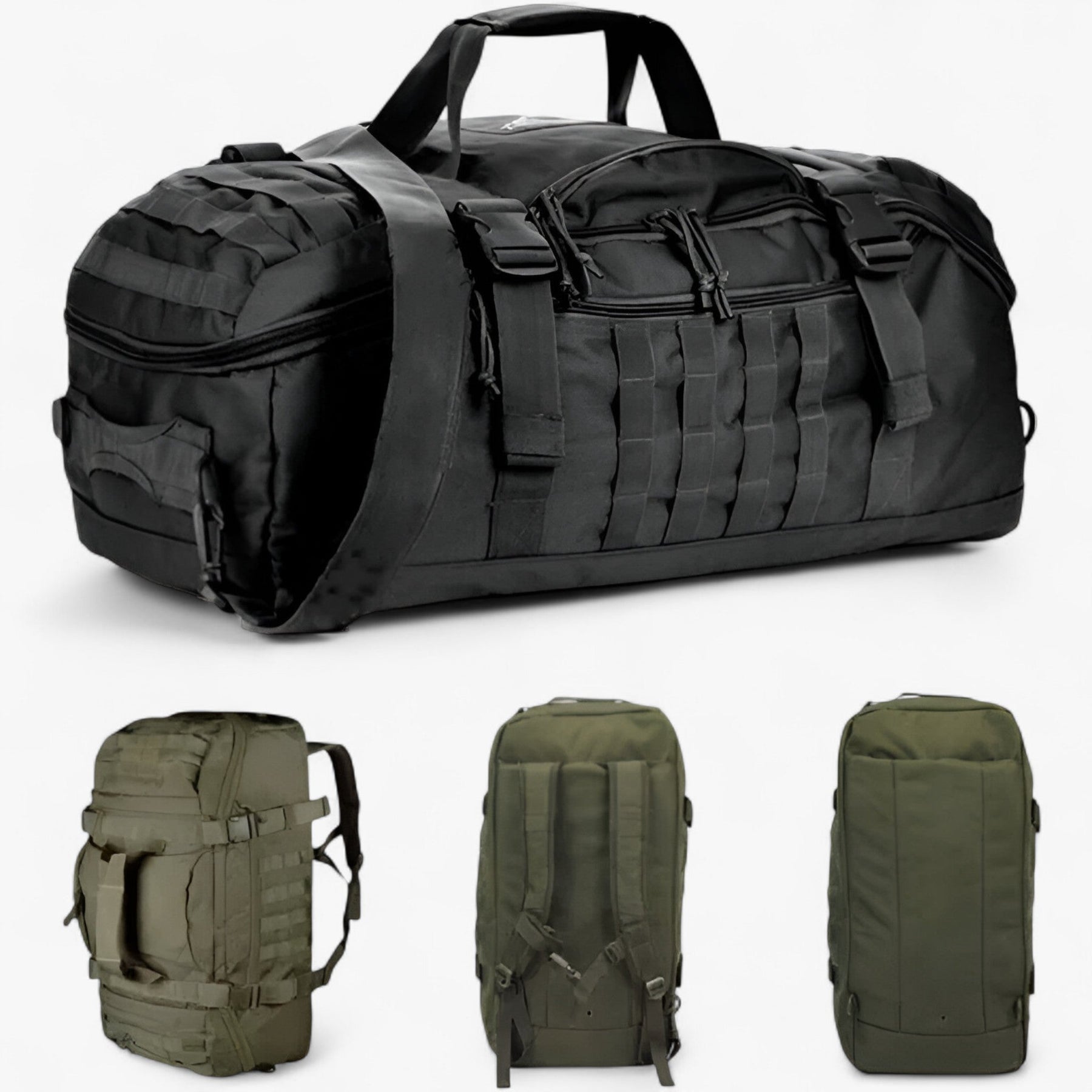 Duffle Bag : Heren Polyester Duffle Bag voor Buitenactiviteiten - Groen in van Pantino
