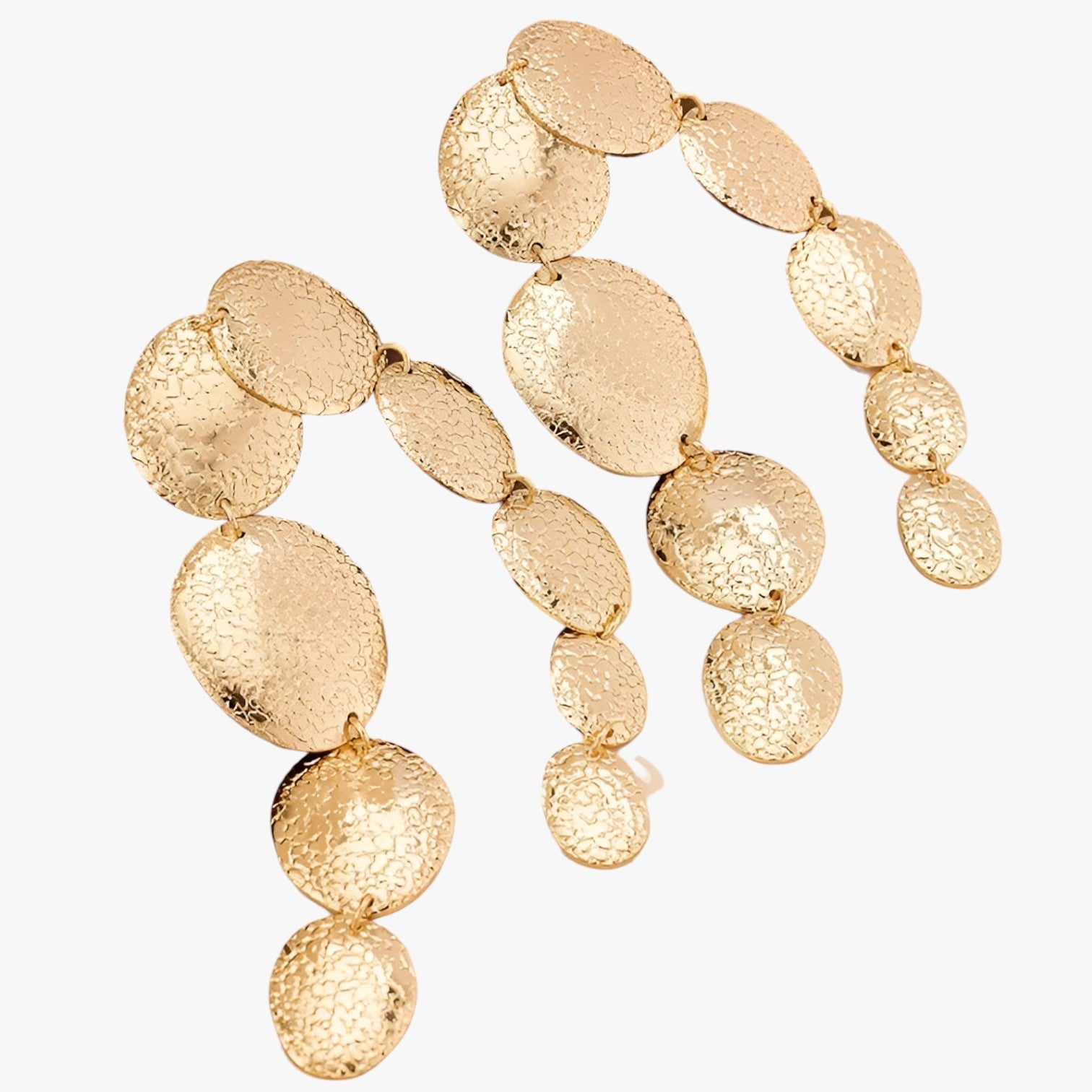Earrings : Elegante Lange Geometrische Oorbellen voor Dames in van Pantino