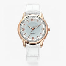 Watch : Elegant Design Luxe Quartz Dameshorloge - Lichtpaars in Wit van Pantino