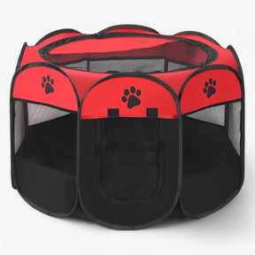 outdoor equipment : Verplaatsbare Opvouwbare Huisjestent voor Comfort en Gemak - Roze in rood van Pantino