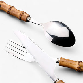 home & garden : BambooCraft - Bamboe Bestekset - Goud 24Stuks in van Pantino