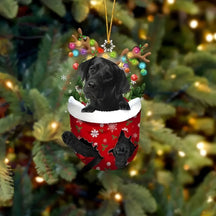 pets : Schattige Pupp Decoratie - Kerstboom Hangertje Hond - Feestelijke Charme en Cadeau voor Hondenliefhebbers in Stijl B van Pantino