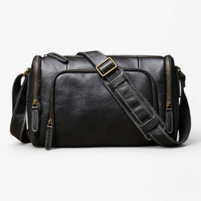 bags : Vintage Schoudertas - Elegant en Multifunctioneel - Zwart in Zwart van Pantino