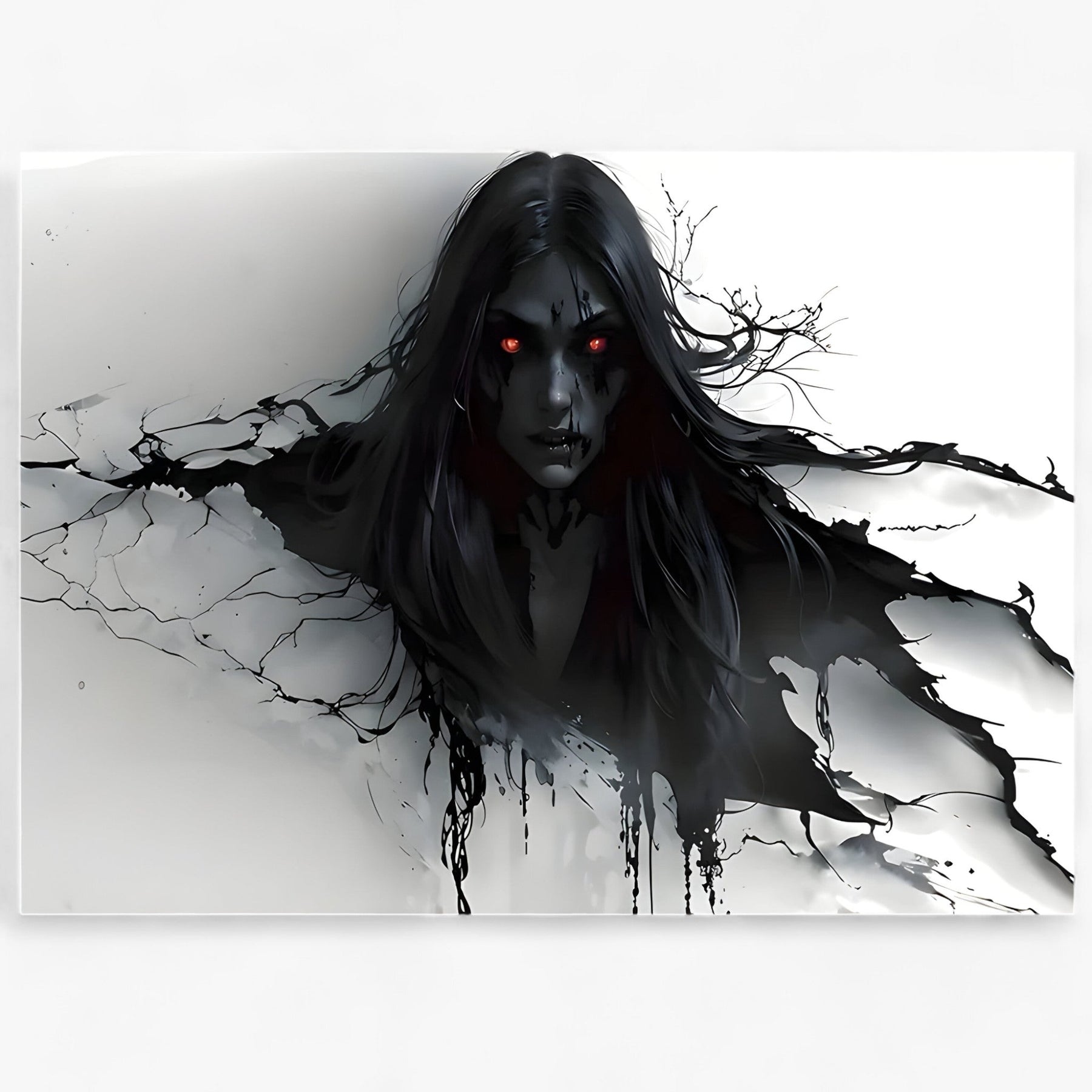 home & garden : Gruwelijke Zombie Achtergrond Stof - Perfect voor Feesten en Foto Accessoires in MULTI van Pantino