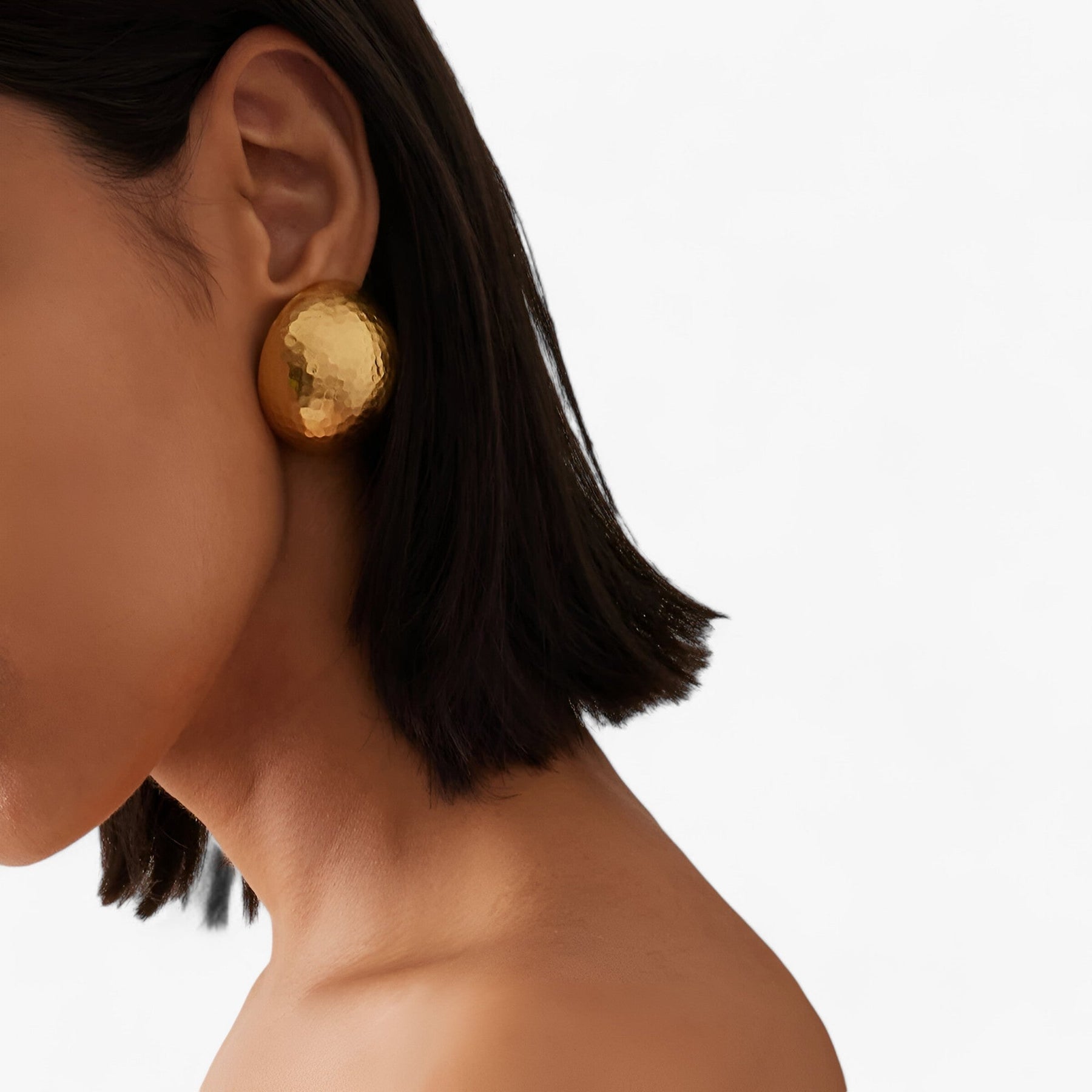 Earrings : Gouden Oorbellen - Klassieke Sieradenstijl - Goud in van Pantino