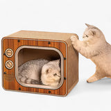 Arbre à chat créatif Nova pour télévision - Marron