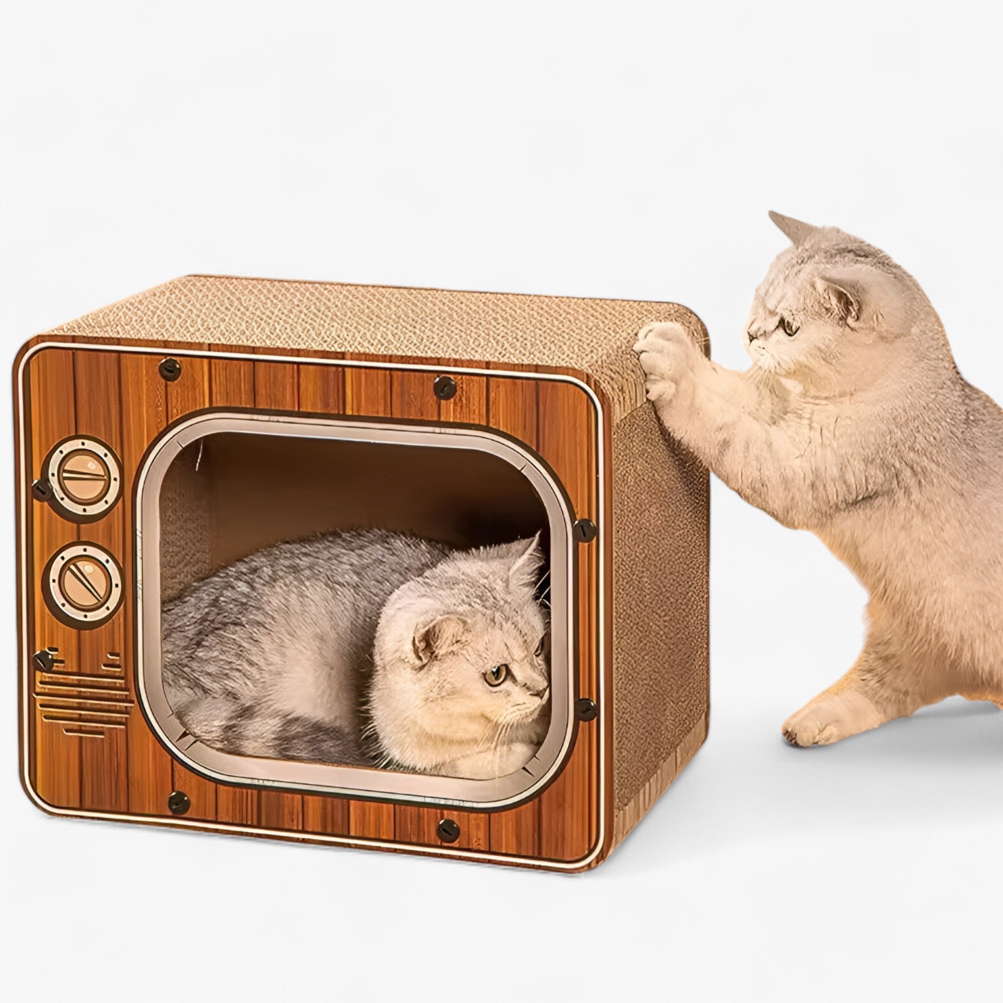 pets : Nova Creatieve Krabpaal voor Televisie - Bruin in van Pantino