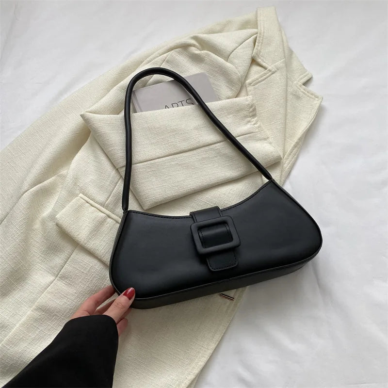 bags : Amélie Schoudertas Dames - Zwart in Zwart 29x13cm van Pantino
