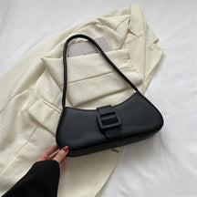 bags : Amélie Schoudertas Dames - Zwart in Zwart 29x13cm van Pantino