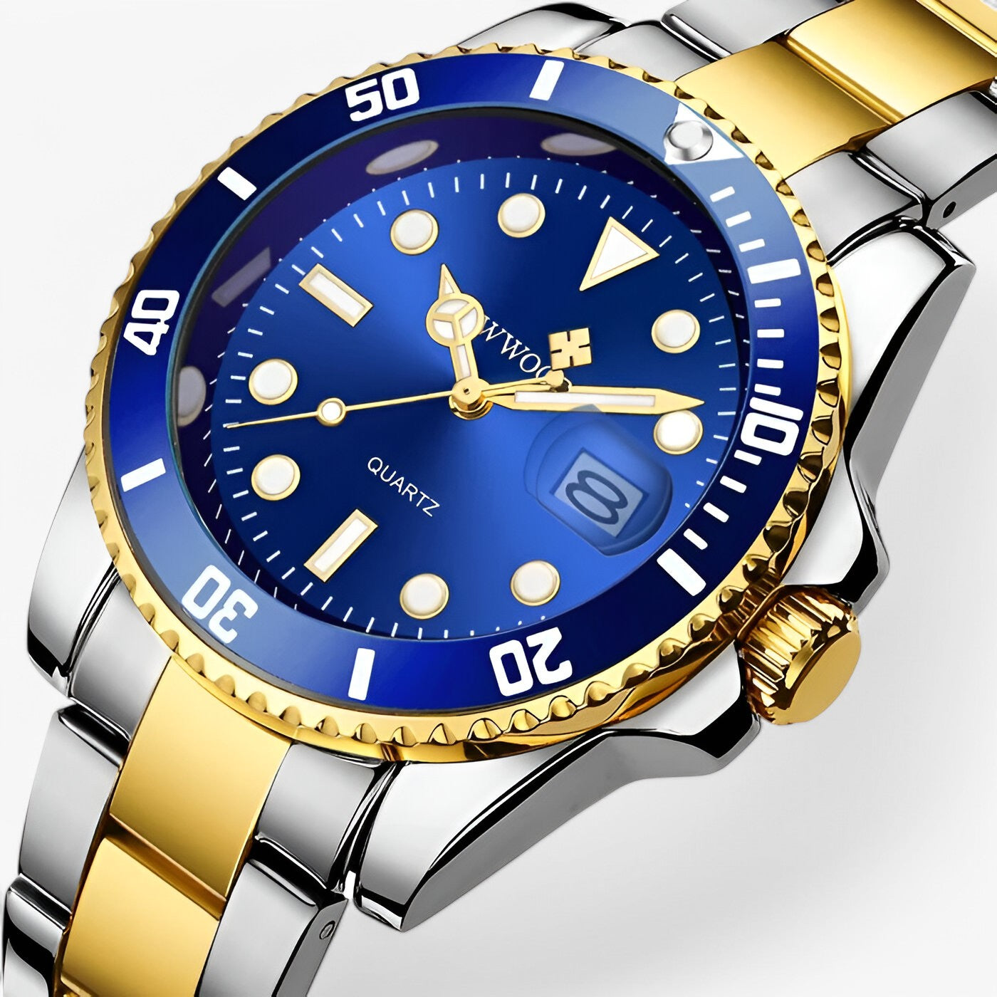 watches : Horloge Blauw - Luxe Roestvrijstalen in van Pantino