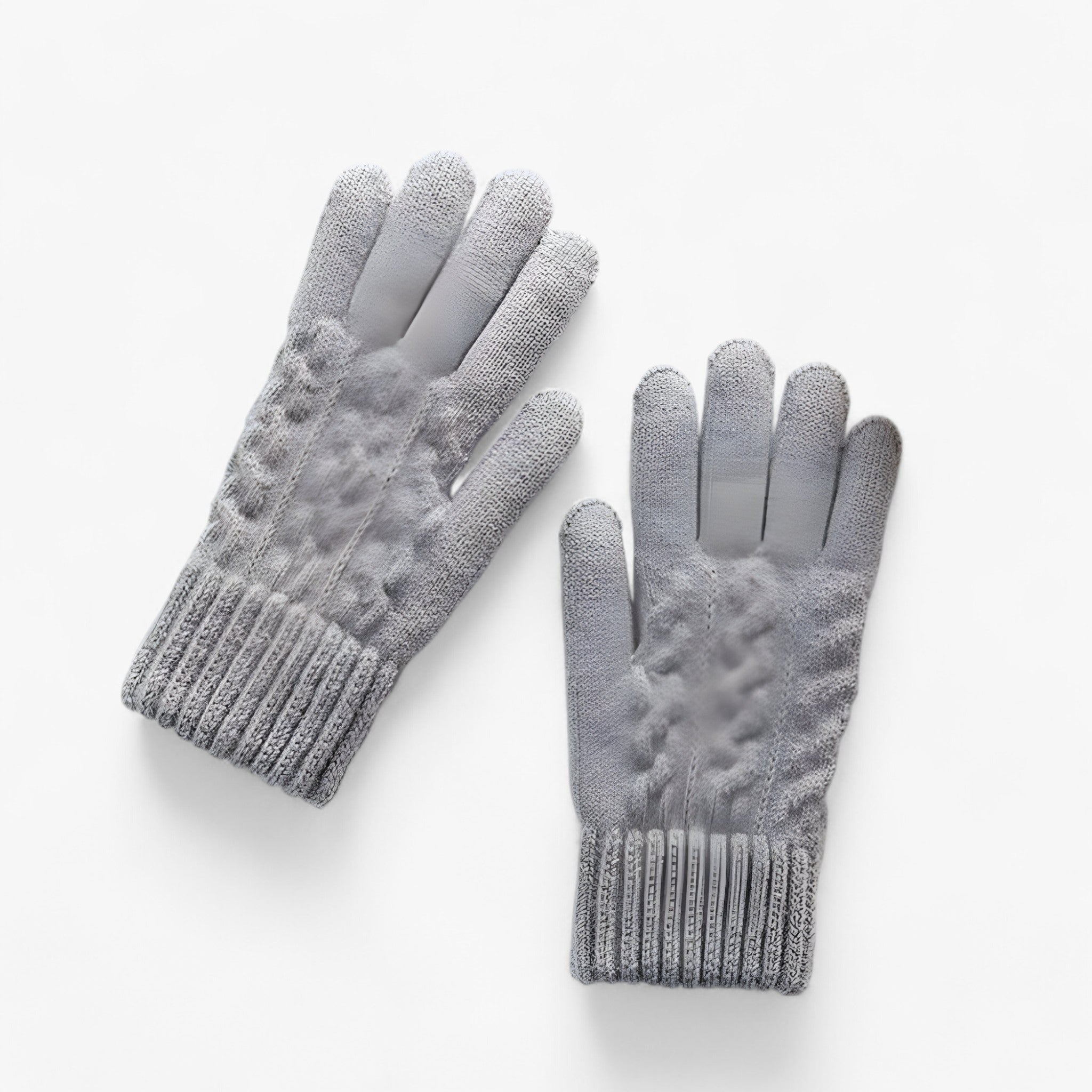 Gloves : Handschoenen Dames Huid Rood - Thermische Dameshandschoenen - Touch Screen Compatibel in Grijs van Pantino