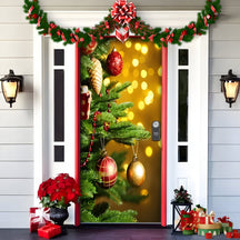 home & garden : HolidayCheer - Kerst Achtergrondbanner van Polyester - Creëer een Feestelijke Sfeer voor Uw Decoraties in Stijl-16 van Pantino
