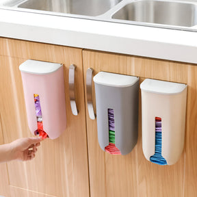 home & garden : Opbergdoos voor Plastic Tassen - Wandhouder Organizer (1 + 1 Gratis) - Helderblauw in van Pantino