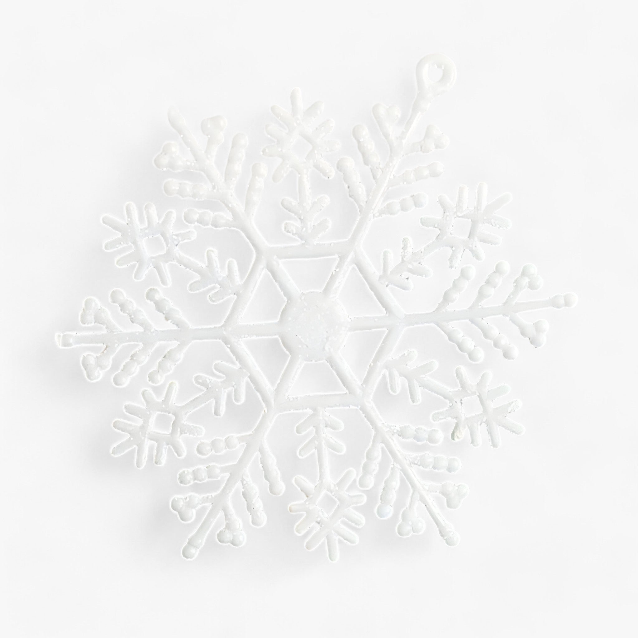 home & garden : Pendentif Sneeuwvlok - Voeg een Sprankelende Touch Toe aan Uw Kerstboom - Goud in Wit 12Stukken van Pantino