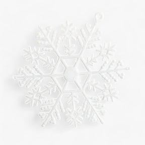 home & garden : Pendentif Sneeuwvlok - Voeg een Sprankelende Touch Toe aan Uw Kerstboom - Goud in Wit 12Stukken van Pantino