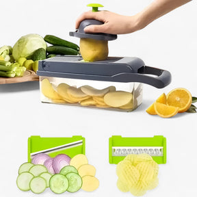 home & garden : Multifunctionele Snijder en Hakker - 14 in 1 Grijs in van Pantino