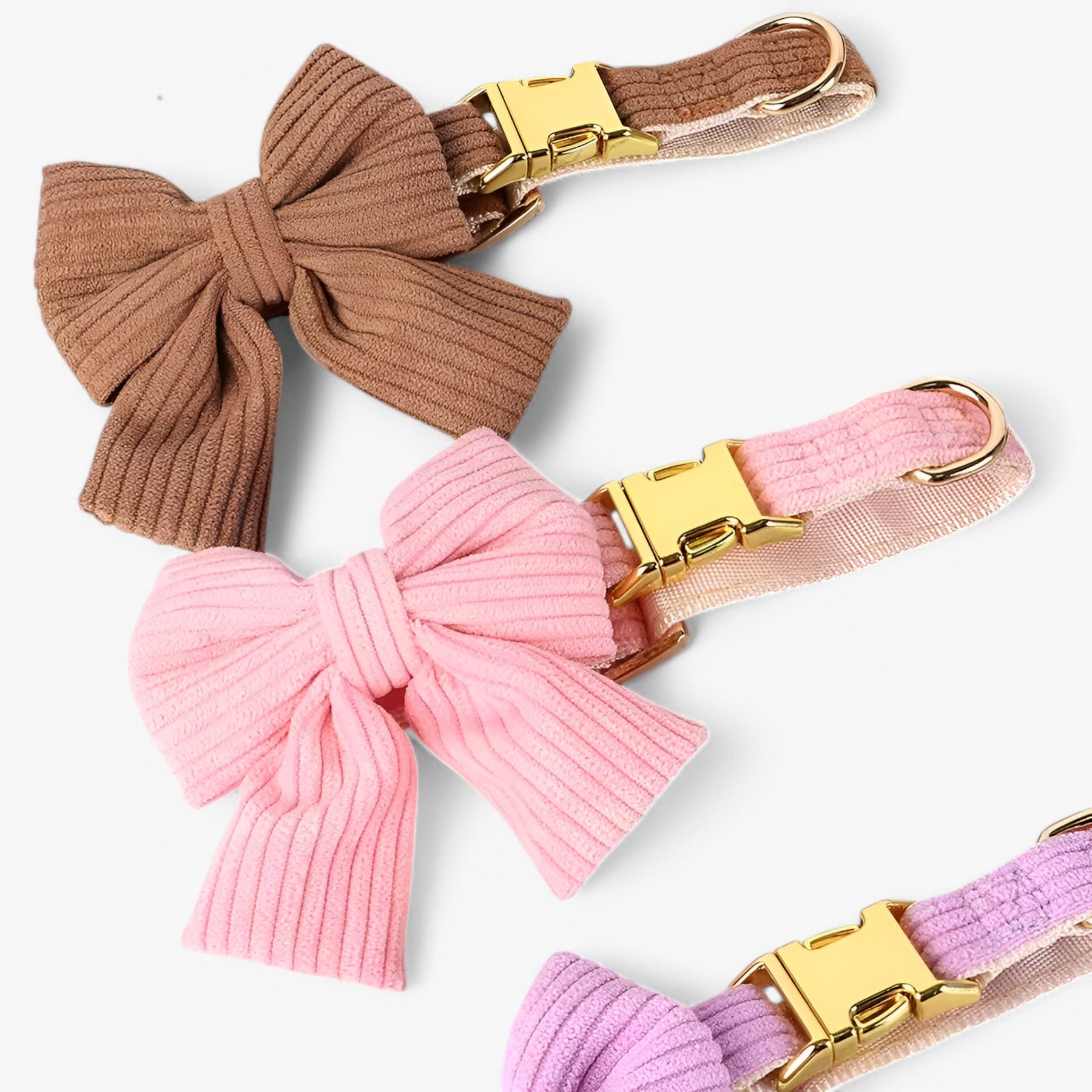 pets : Schattige Roze Halsband en Leash Set voor Kleine en Middelgrote Honden in van Pantino
