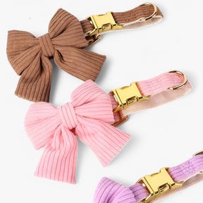 pets : Schattige Roze Halsband en Leash Set voor Kleine en Middelgrote Honden in van Pantino
