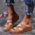 Sandalen Dames Bruin - Stijlvolle Ergonomische Wandel - Perfect voor die van Comfortabele Wandeling Houden