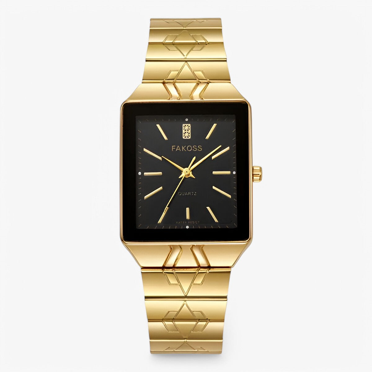 watches : Horloge Zwart Zilver - Luxe Sporthorloge van Roestvrij Staal in Zwart goud van Pantino