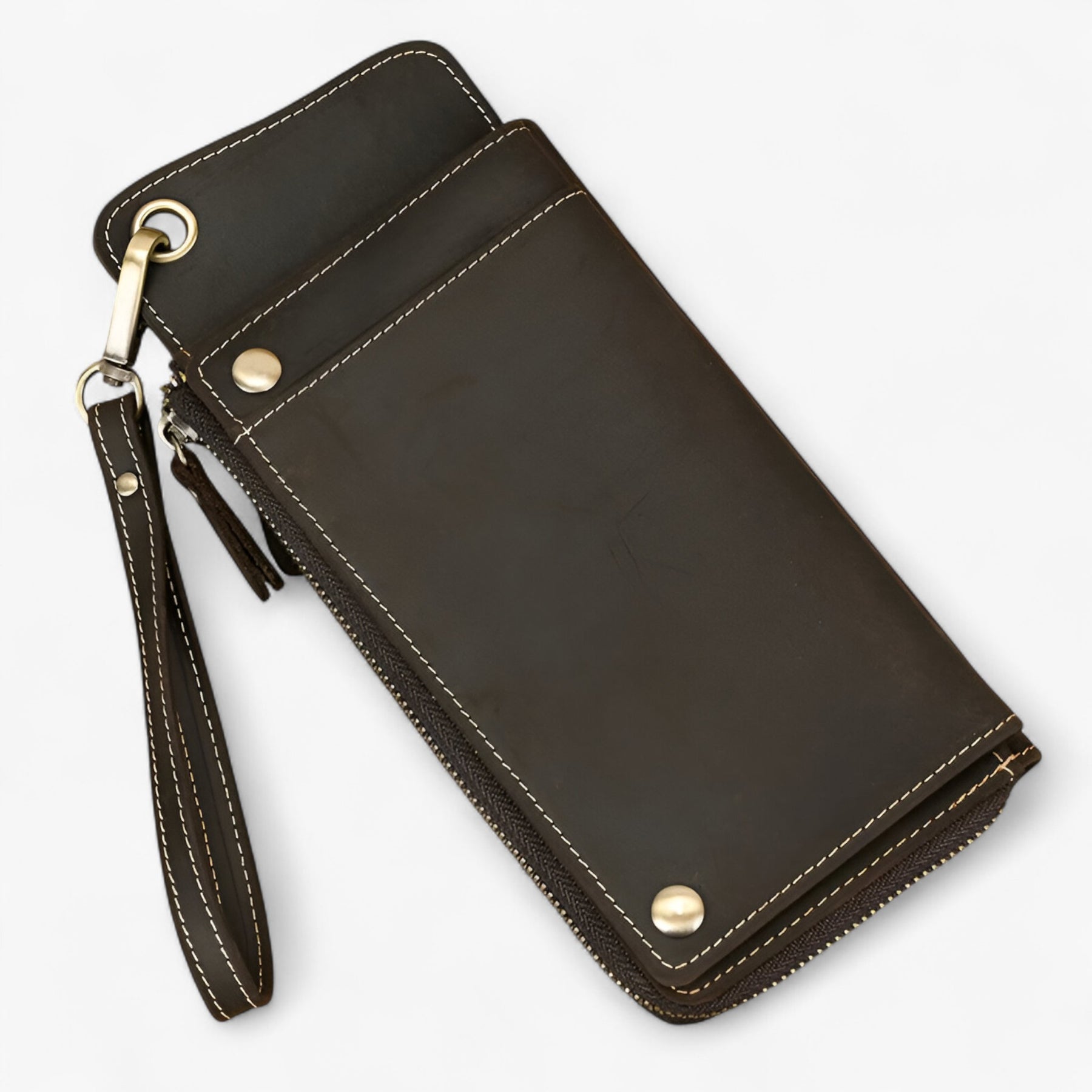 bags : Compact en Dames Default Vintage Leer in van Pantino