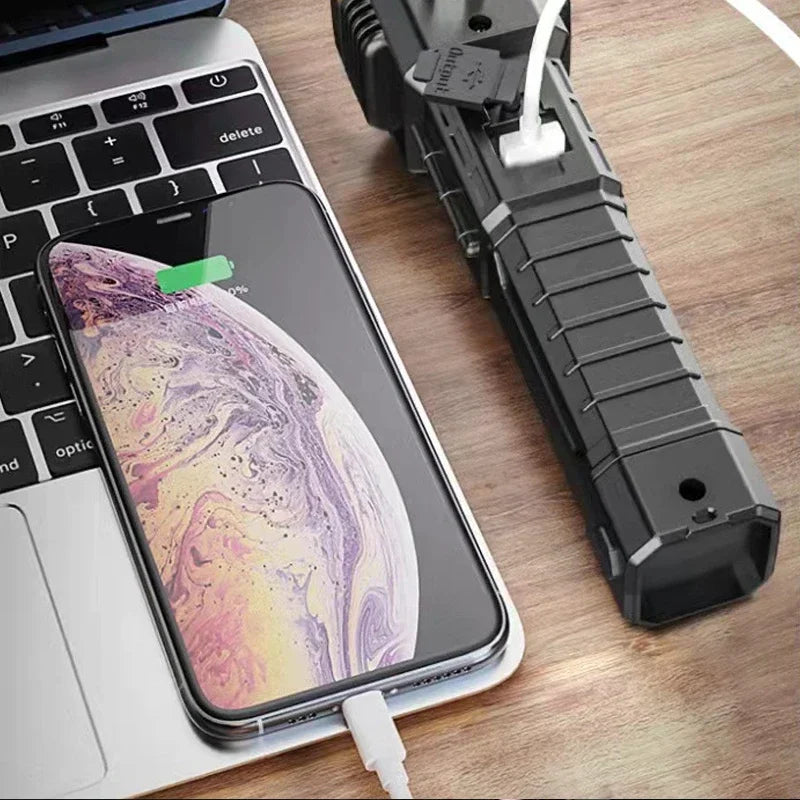 gadgets : SmartTorch Multifunctionele Zaklantaarn - Veiligheid op Reis - Rood in van Pantino
