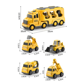 other : Speelgoed Vrachtwagen 5-in-1 voor Kinderen - Gele Educatieve Truck Set in van Pantino