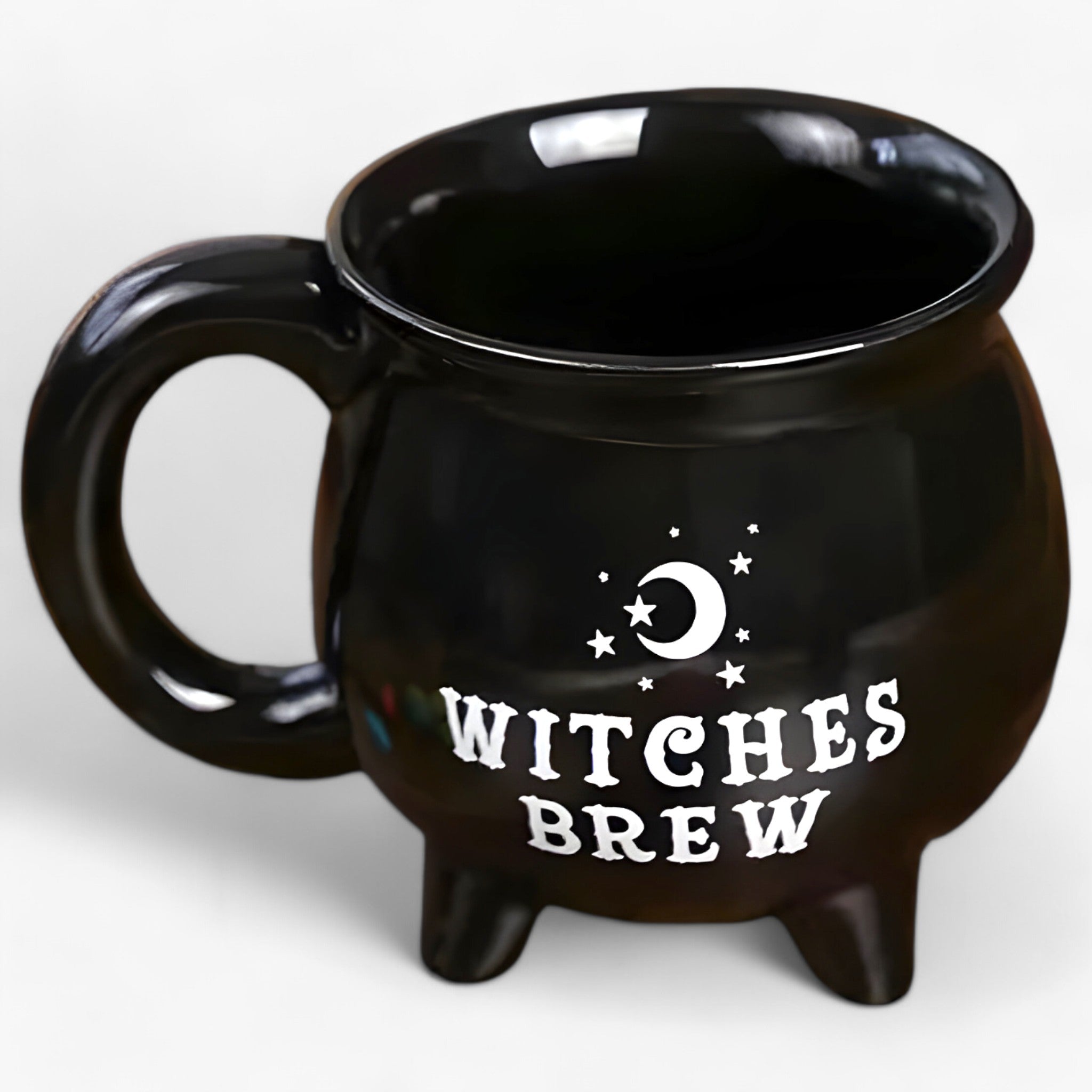 home & garden : WitchySip - Mok in de Vorm van een Ketel - Uniek Ketelontwerp voor Leuke Gelegenheden in Zwart 401-500ml van Pantino