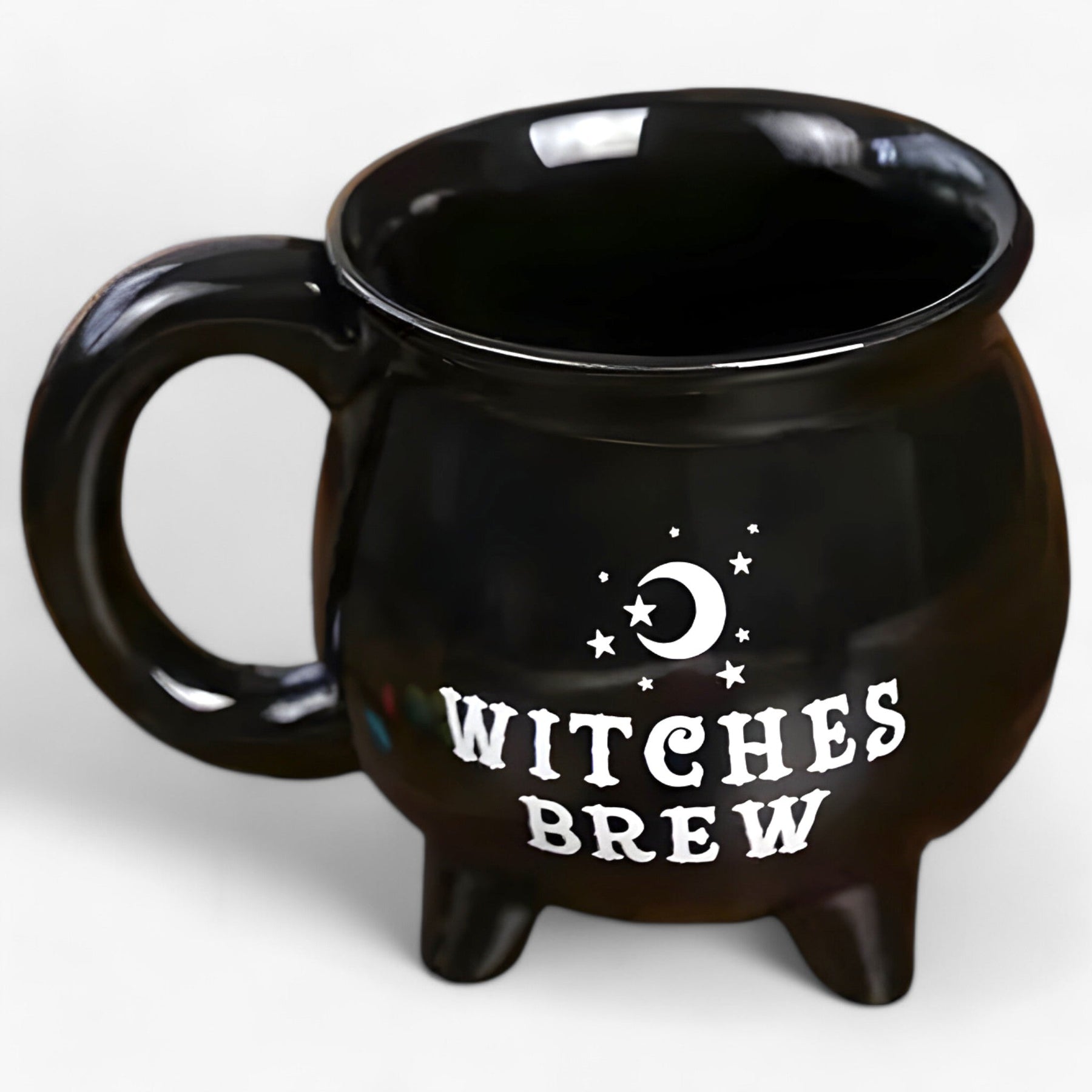 home & garden : WitchySip - Mok in de Vorm van een Ketel - Uniek Ketelontwerp voor Leuke Gelegenheden in Zwart 401-500ml van Pantino