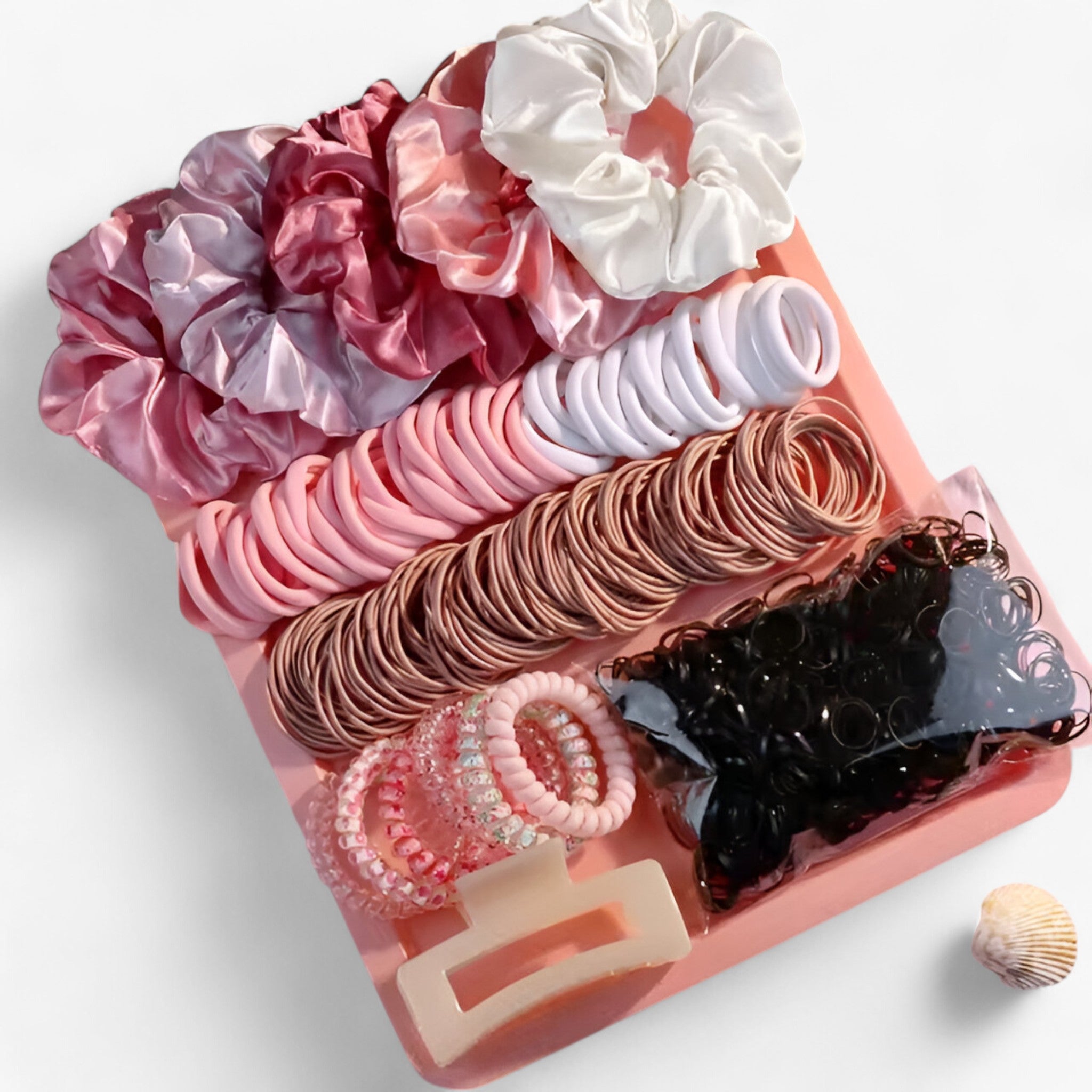 Hair Accessory Set : Modieuze Roze Haaraccessoire Set in 1 van Pantino