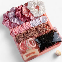 Hair Accessory Set : Modieuze Roze Haaraccessoire Set in 1 van Pantino