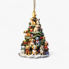 home & garden : Pendentief Boeken in Plat 2D Acryl - Creatieve Kerstdecoratie voor Huis en Raam in Stijl 3 van Pantino