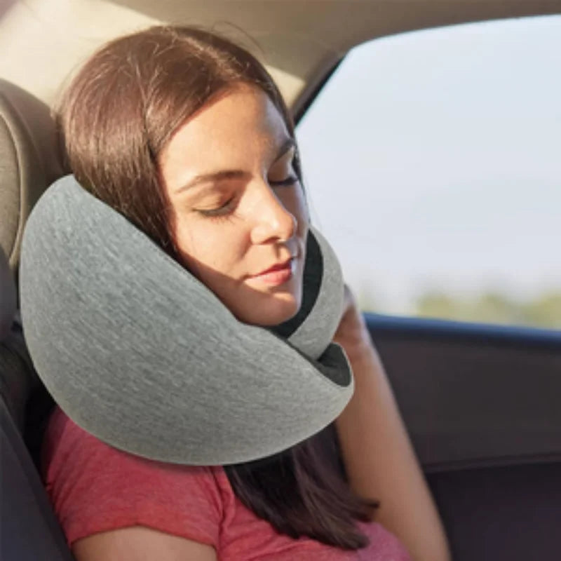 Travel Pillow : Ergonomische Nekondersteuning Lange Reizen - Memory Foam in van Pantino