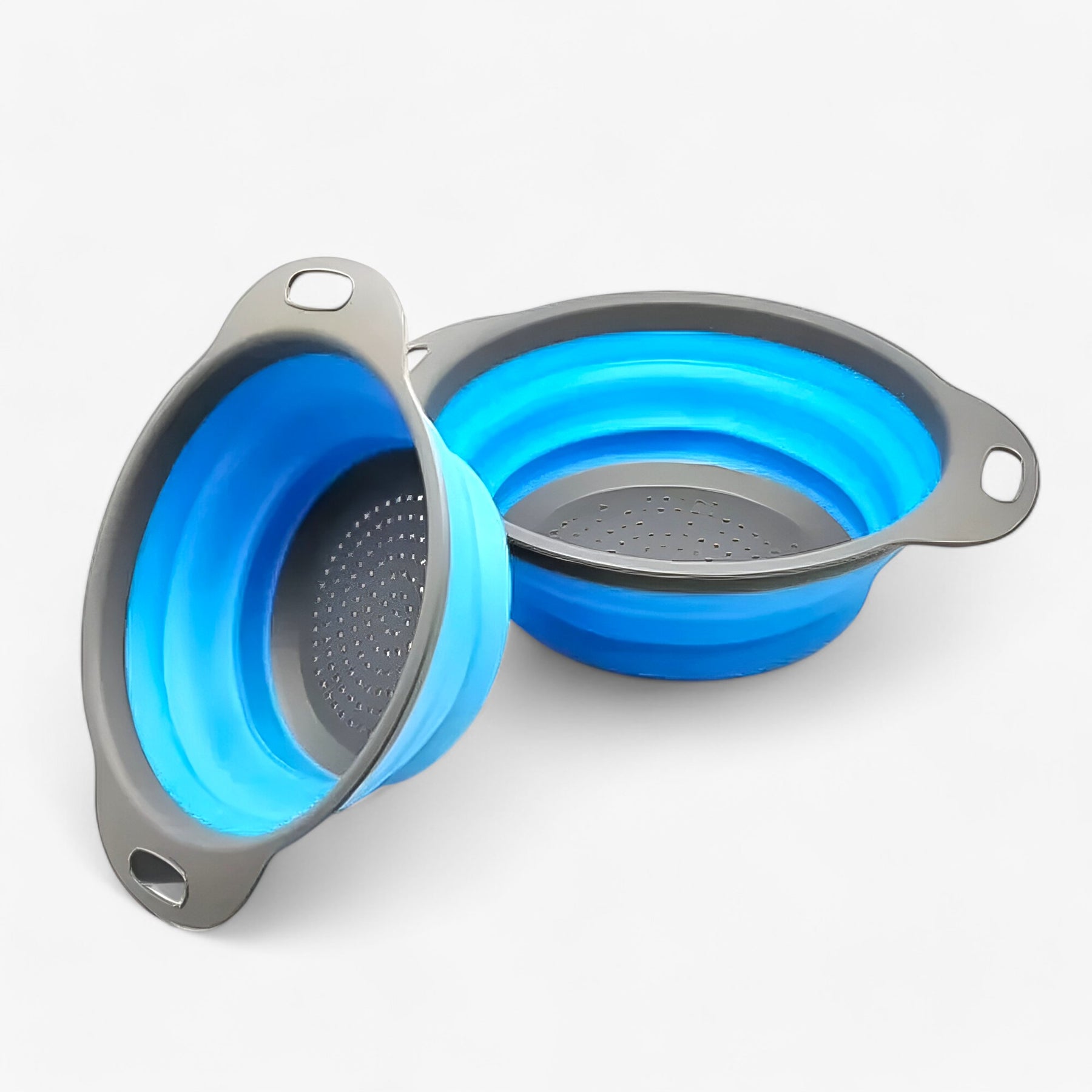 home & garden : Opvouwbare Zeef en Wasmand voor Groente & Fruit - Oranje in Blauw van Pantino