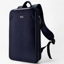 bags : Expanderbare Werktas met USB-poort - Grijs in Blauw van Pantino